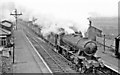 Newton Heath station and Down freight out of Manchester, 1962