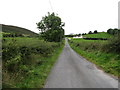 Cashel Road climbing south-eastwards from the cross roads