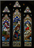 TQ5243 : Stained glass window, St John the Baptist church, Penshurst by J.Hannan-Briggs