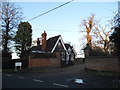 The entrance to The Dower House on Crimp Hill