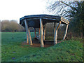 TQ0486 : Seating area, Denham Country Park by Alan Hunt