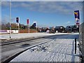 SJ4264 : Highlander Road in the snow by Christine Johnstone