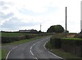 Bend in the A2 on the southern outskirts of Ballyhornan