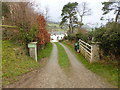 The entrance to Llwyn-du