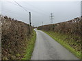 Lane near Cefn-y-coed-uchaf