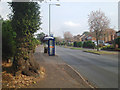 Bus stop, Solihull Road approaching Sharmans Cross, Shirley