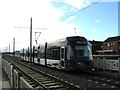 Blackpool Tram Approaching Cleveleys