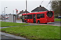 284 waiting at bus stop in Marvels Lane