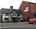 Early 17th century black & white house in Oswestry