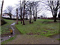 Chapel Park path towards Stow Hill, Newport