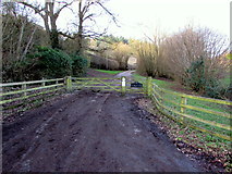 SO5429 : Entrance to Redbrook Farm, Hoarwithy by Jaggery