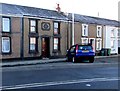 Unusual pattern above a Cardiff Road house door in Aberdare