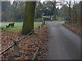 Access road to Laleham Abbey