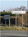 TM1141 : Roadsigns on London Road by Geographer