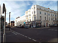 West end of Regent Street west, at its junction with Portland Street, Leamington