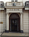 Portico of the Old Bank, 73 Parade, Leamington