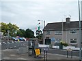 Palestinian and Irish flags outside Raymond McCreesh House, Camlough