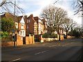 Substantial old houses, Warwick New Road, Leamington