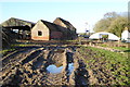 Pounds Farm seen from footpath