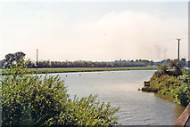 TL3974 : Earith Bridge: River Great Ouse, 1991 by Ben Brooksbank