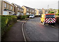 RAC van in East Avenue, Sebastopol, Pontypool