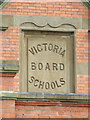 SJ3249 : 'Victoria Board Schools' plaque on Victoria C.P. School by John S Turner