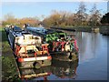 Narrowboats on The River Lea (or Lee)