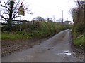 The road to Barley Hayes from Five Lane End