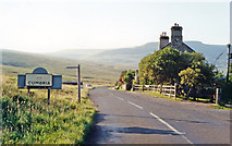 SD7796 : Ais Gill Moor: northward at summit on B6259 road, 1991 by Ben Brooksbank