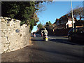 Scooters nearing the summit of Dawlish Road, Teignmouth