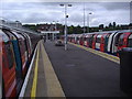 Looking north from Stanmore Station platform