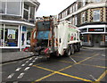 Recycling lorry in Pontypool