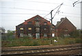 Derelict building by the East Coast Main line