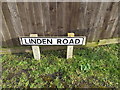 Linden Road sign