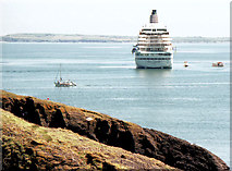 S6900 : The "Crystal Symphony", Dunmore East (July 2005) by Albert Bridge