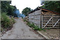 Wood storage along the former A47 Uppingham Road