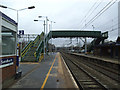 Sandbach station: new footbridge