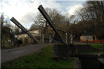 ST7862 : Lift bridge on the Somerset Coal Canal by John Winder
