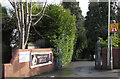 Entrance to Panteg House sports & social club, Griffithstown, Pontypool