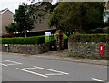 King George V postbox, Sunnybank Road, Griffithstown, Pontypool