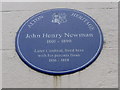 Blue plaque in the High Street (a)