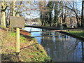 The New River north of High Street, Stanstead St. Margaret