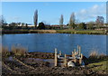 Small lake near Brookfield Road in Burbage