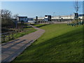 Path and cycleway next to Sketchley Brook