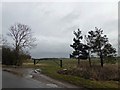 Gate (barrier) into farmland