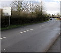 Hirwaun Road from B road to A road near Penywaun