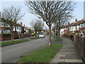 SE3534 : Hawkhill Drive - viewed from Sandway by Betty Longbottom