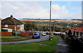 Eastern end of Heol Keir Hardie, Penywaun