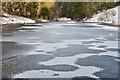 NT1049 : Frozen pond, Ferniehaugh (2) by Jim Barton