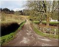 Access road to Pilstone Farm House near Whitebrook